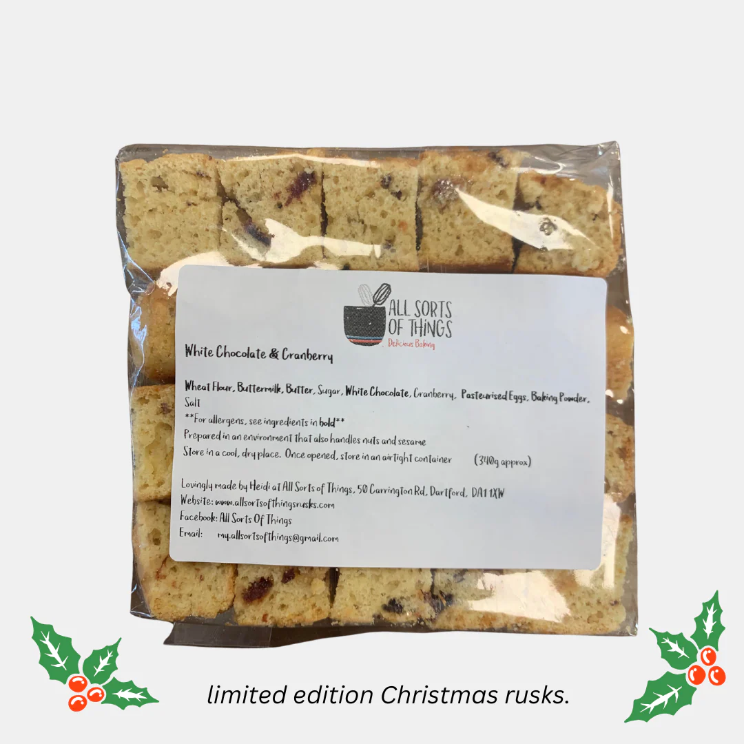 All Sorts White Chocolate & Cranberry Rusks - Image 3