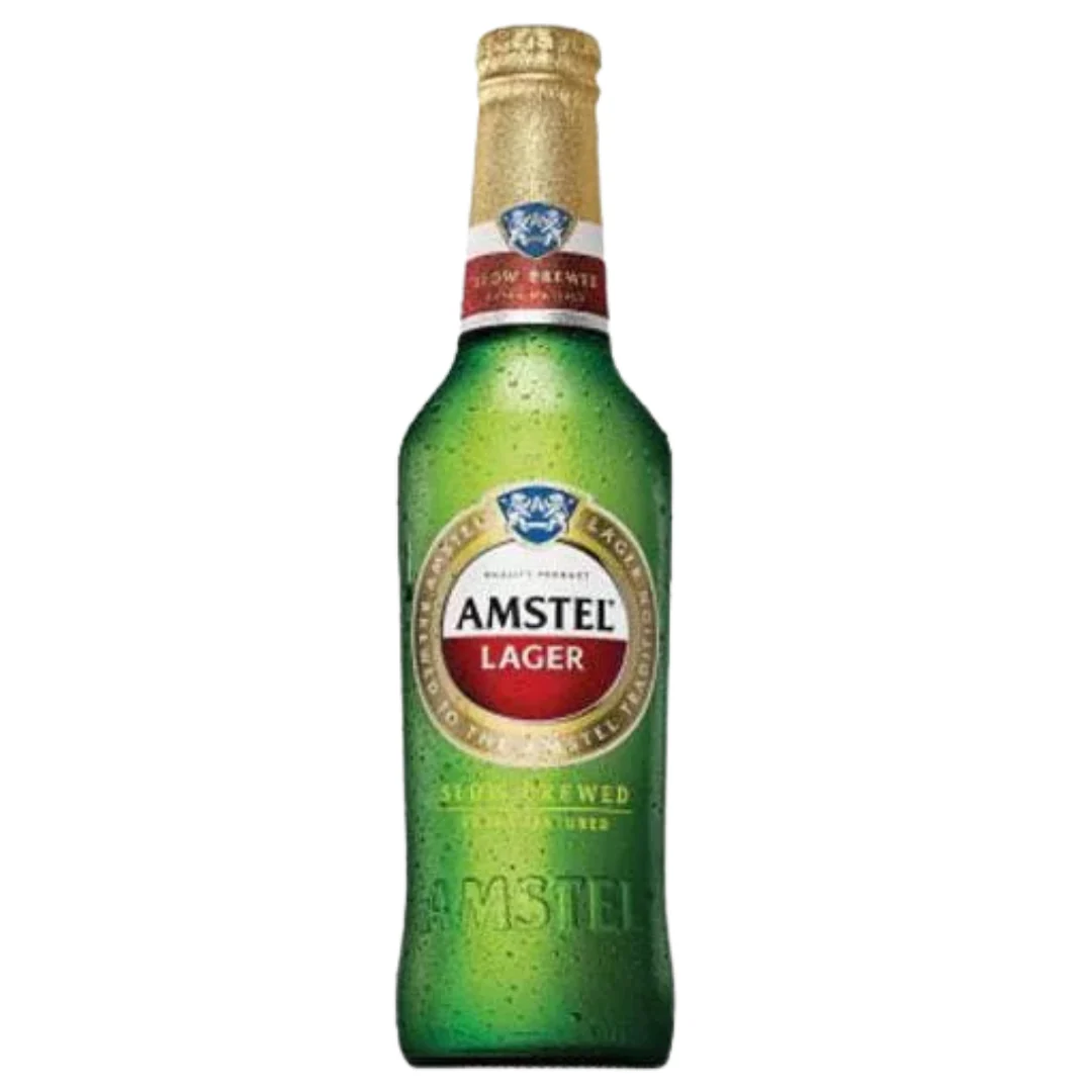 Amstel Lager Bottle 330ml - Image 3