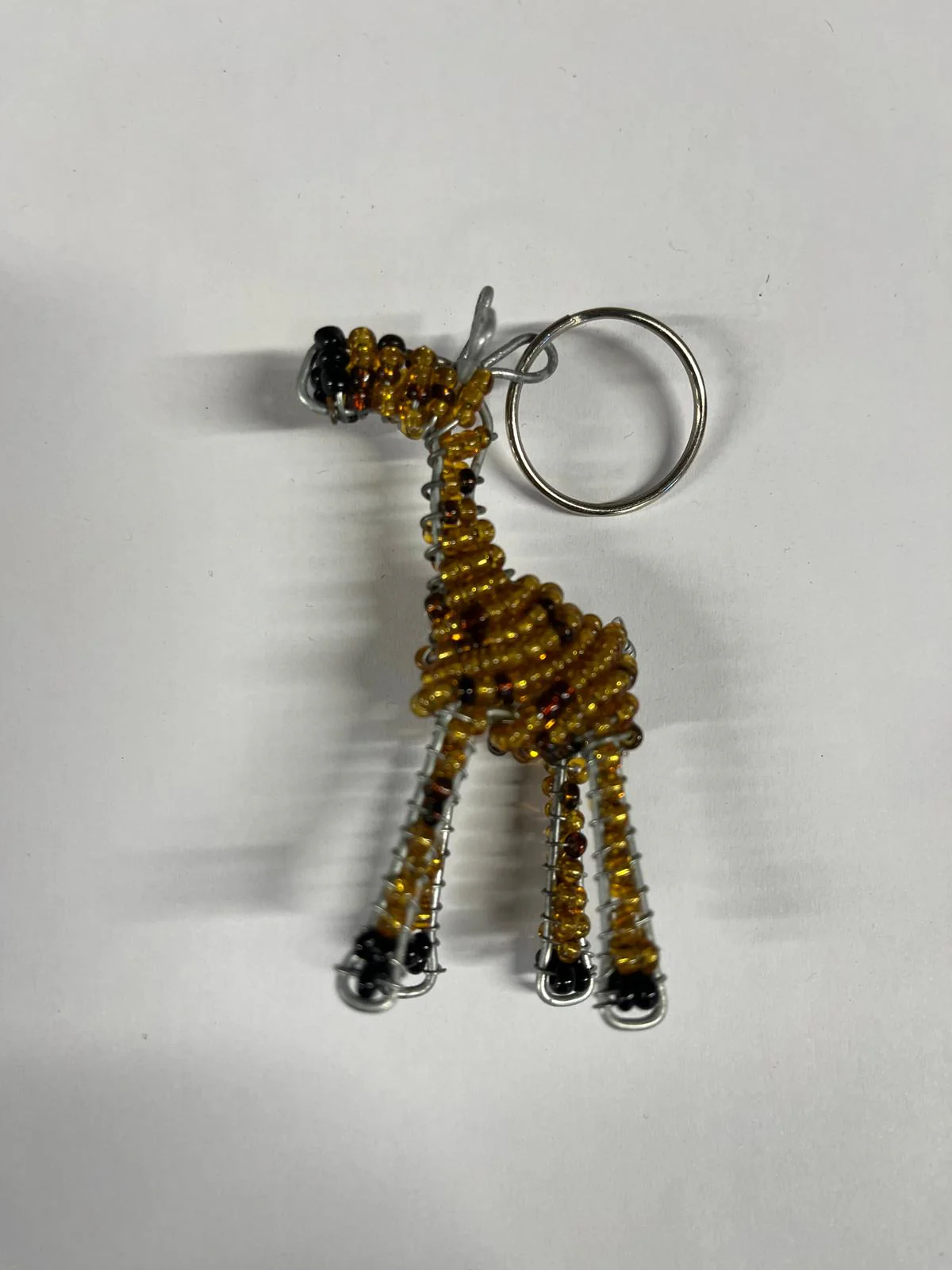 Beaded Keyring - Giraffe - Image 2