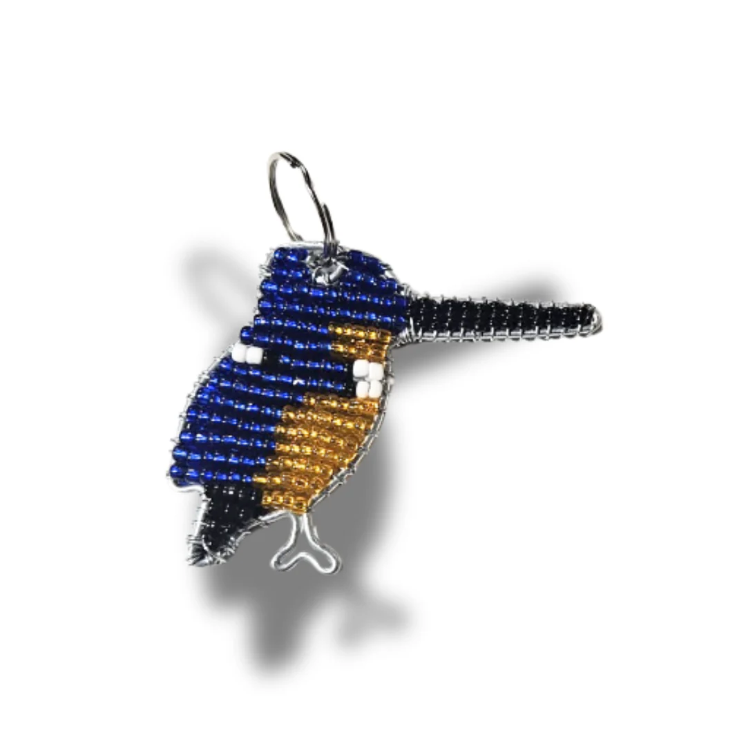 Beaded Keyring Kingfisher - Image 2