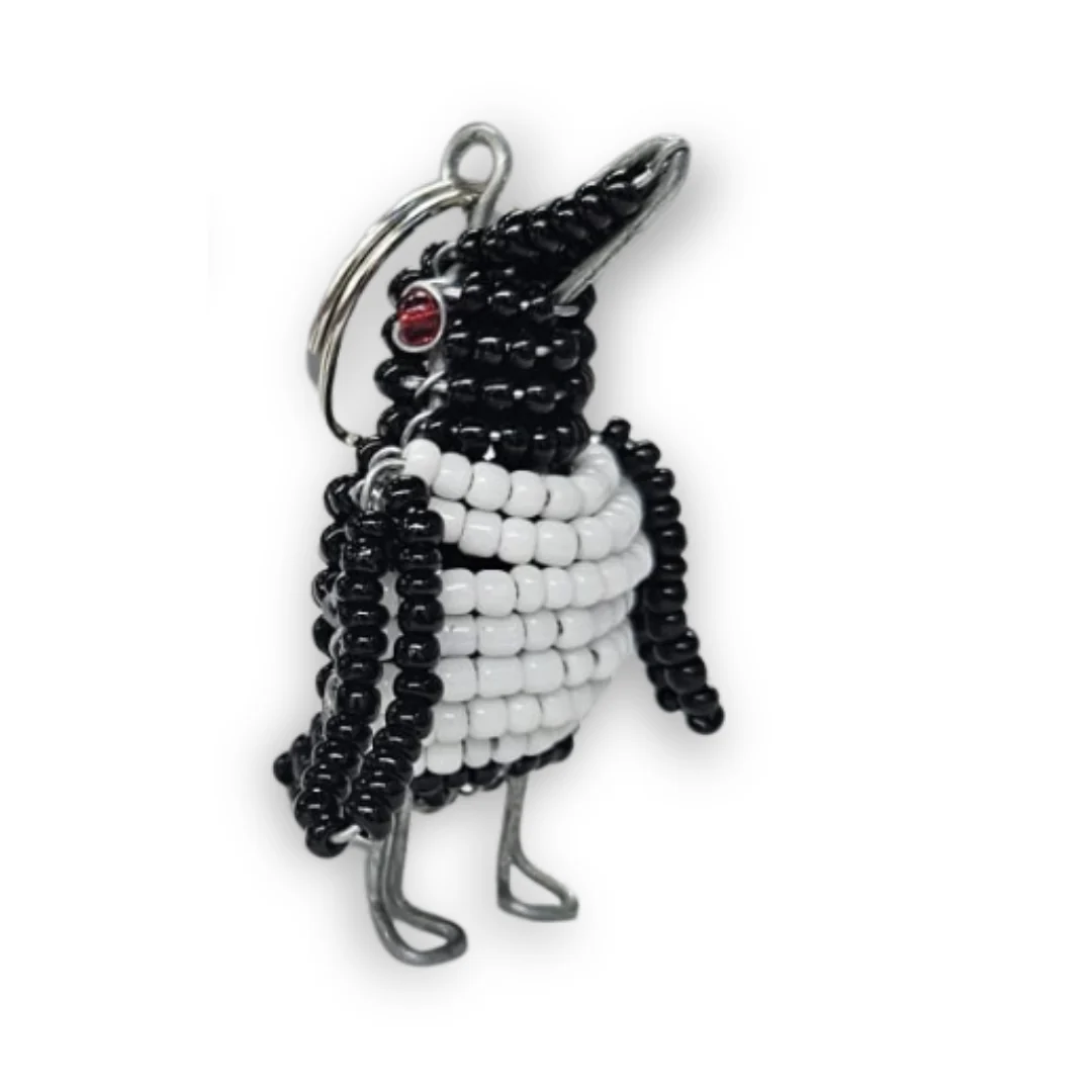 Beaded Keyring Penguin - Image 2