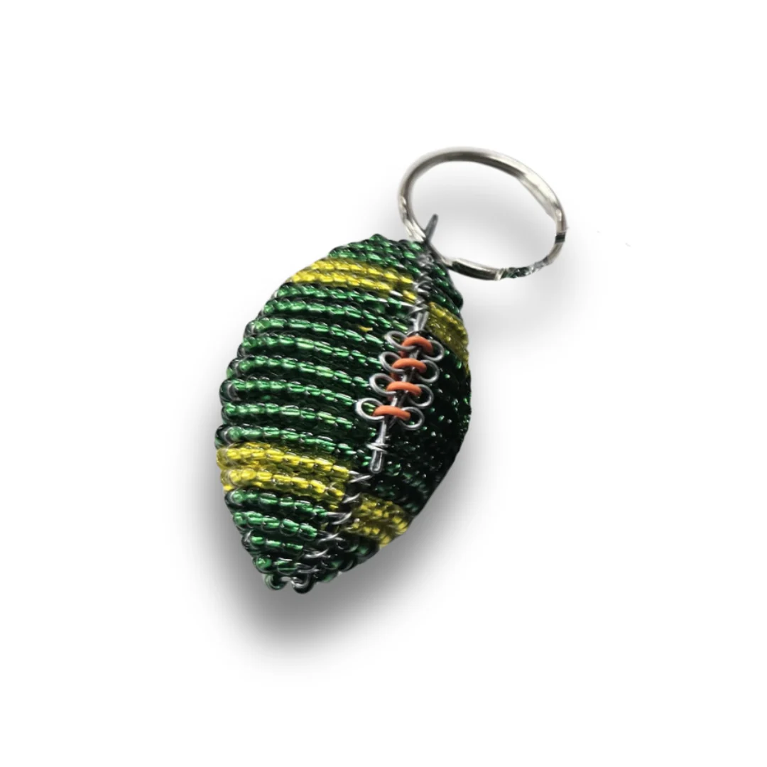 Beaded Keyring Rugby Ball - Image 3