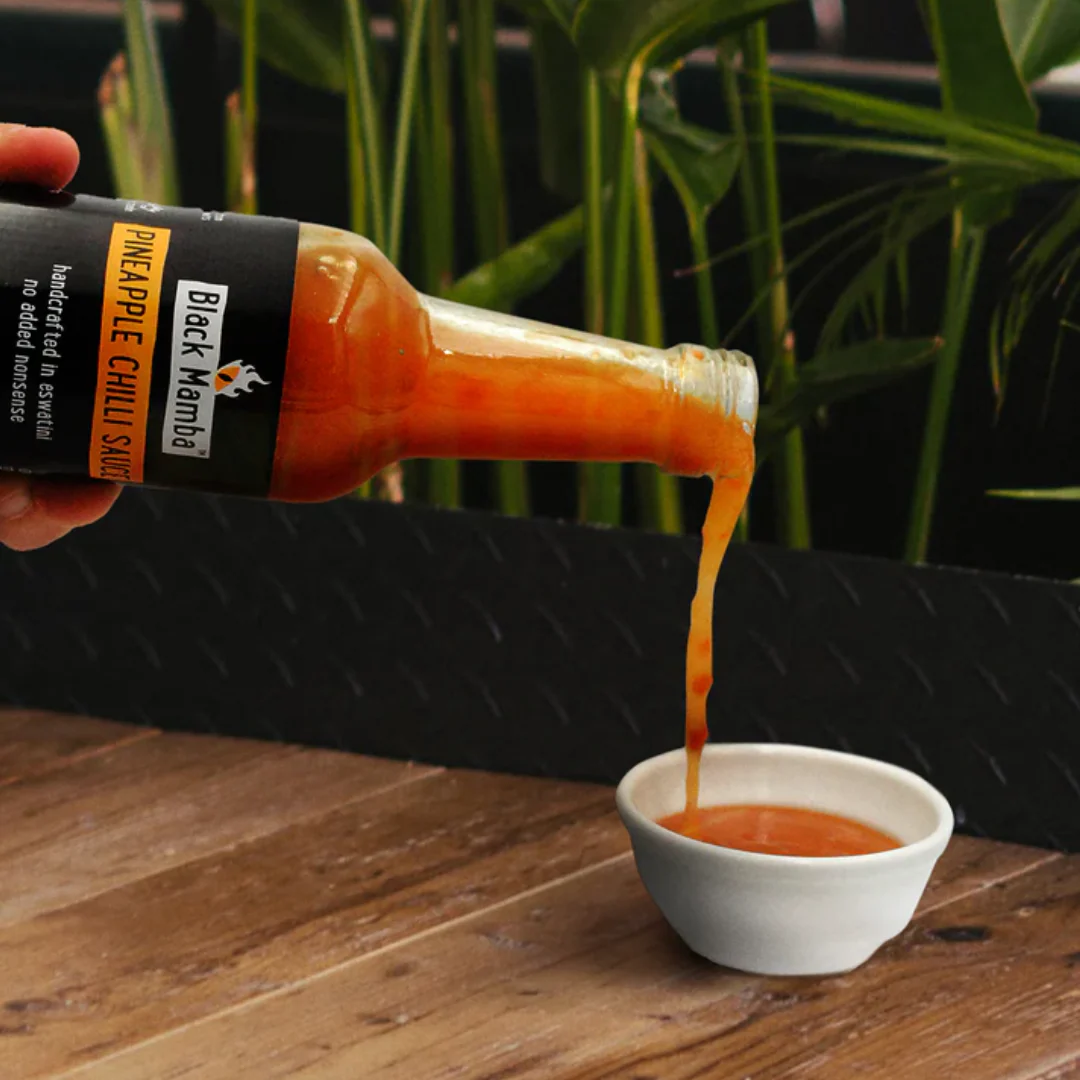 Black Mamba Pineapple Chilli Sauce 180ml - Image 2