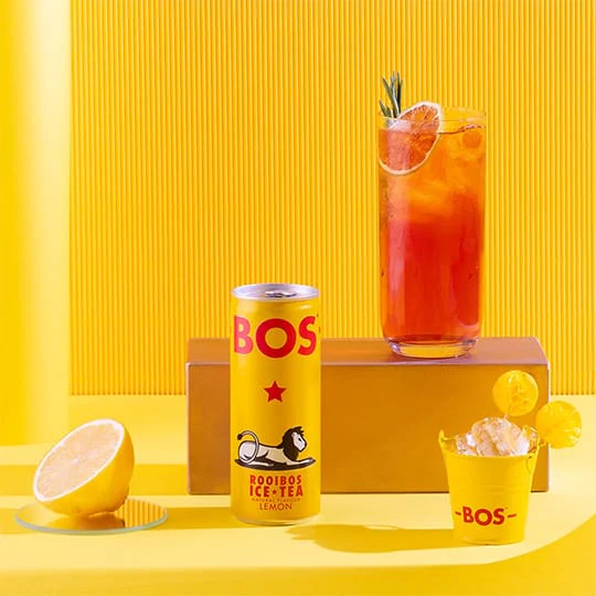 Bos Ice Tea Lemon 250ml Can - Image 3