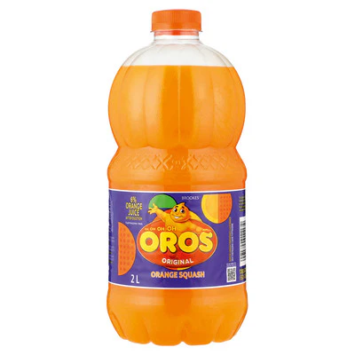Brookes Oros Orange Squash 2L - Image 2