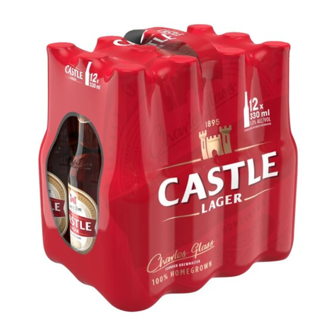 Castle Lager Bottle 330ml - Image 3