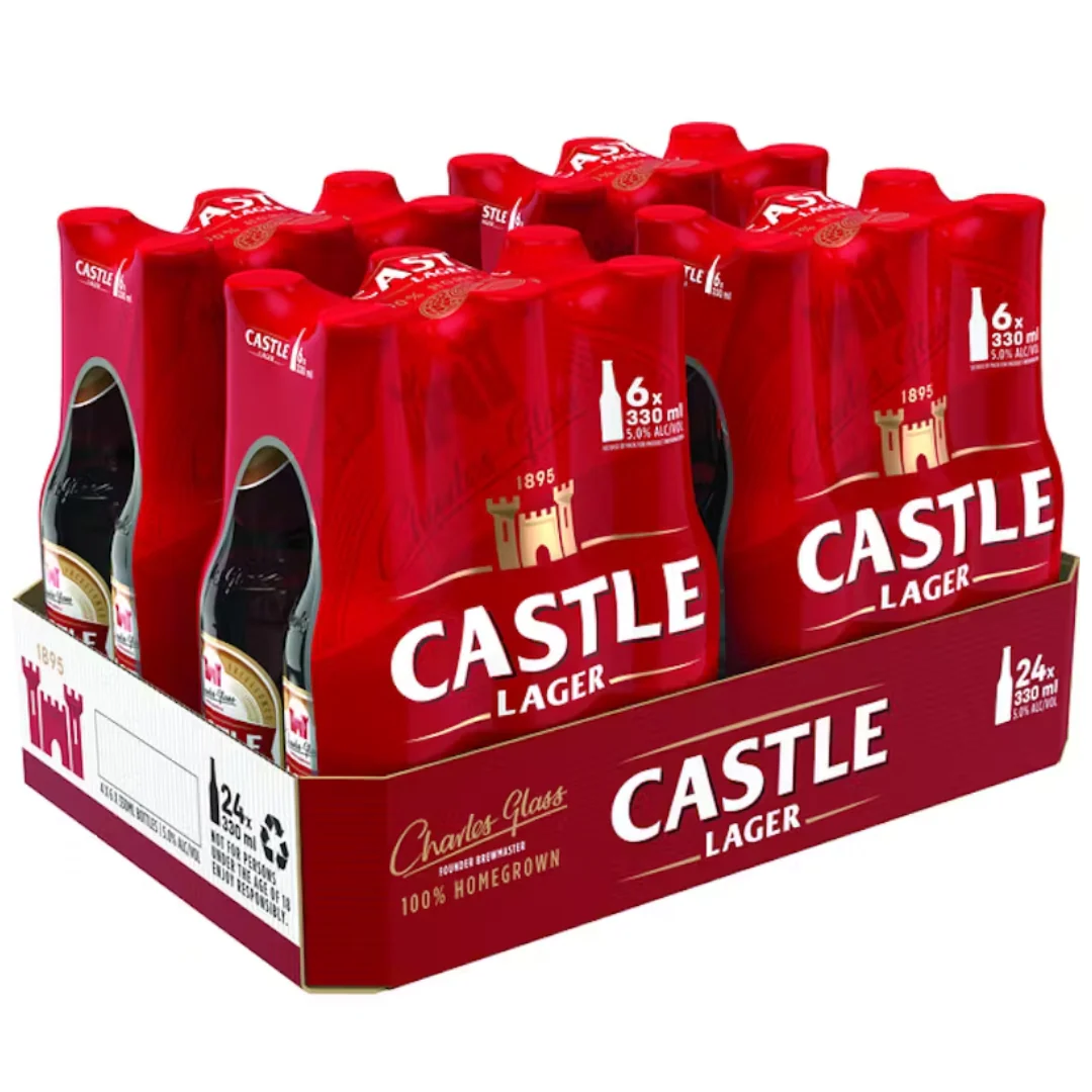 Castle Lager Bottle 330ml - Image 4