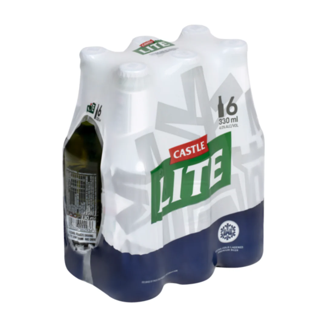 Castle Lite Bottle 330ml (BB: 16/02/2026) - Image 2