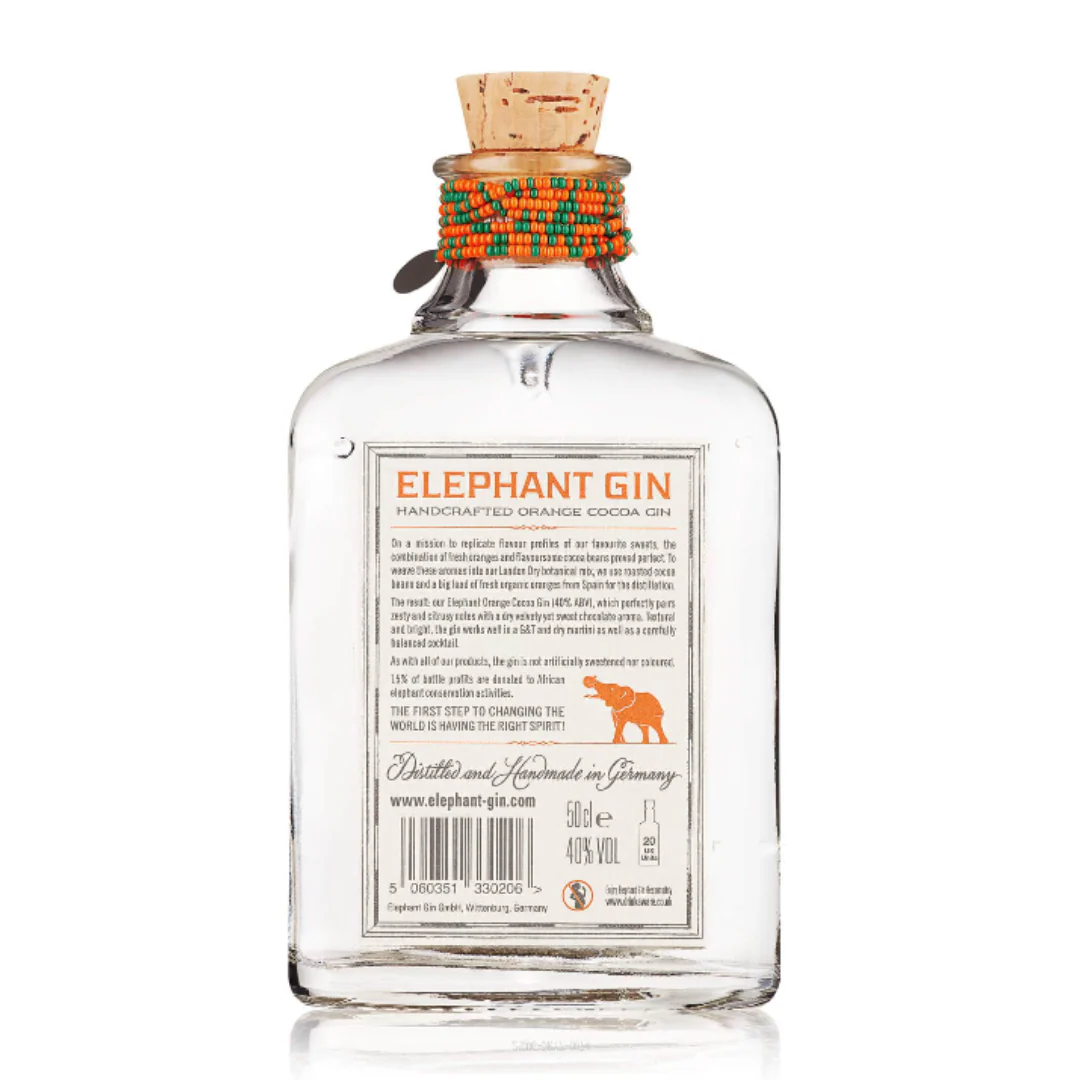 Elephant Gin Orange and Cocoa 500ml - Image 2