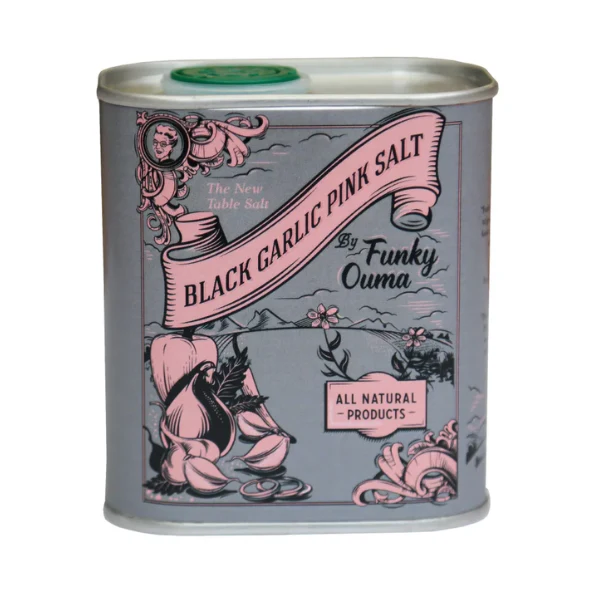 Funky Ouma Black Garlic Pink Salt 250ml - Image 2