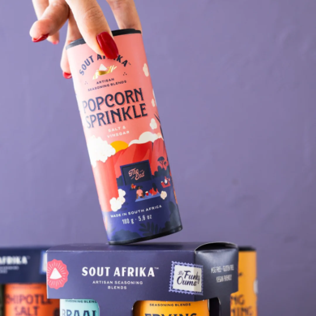 Funky Ouma Sout Afrika Popcorn Sprinkle 200g - Image 4