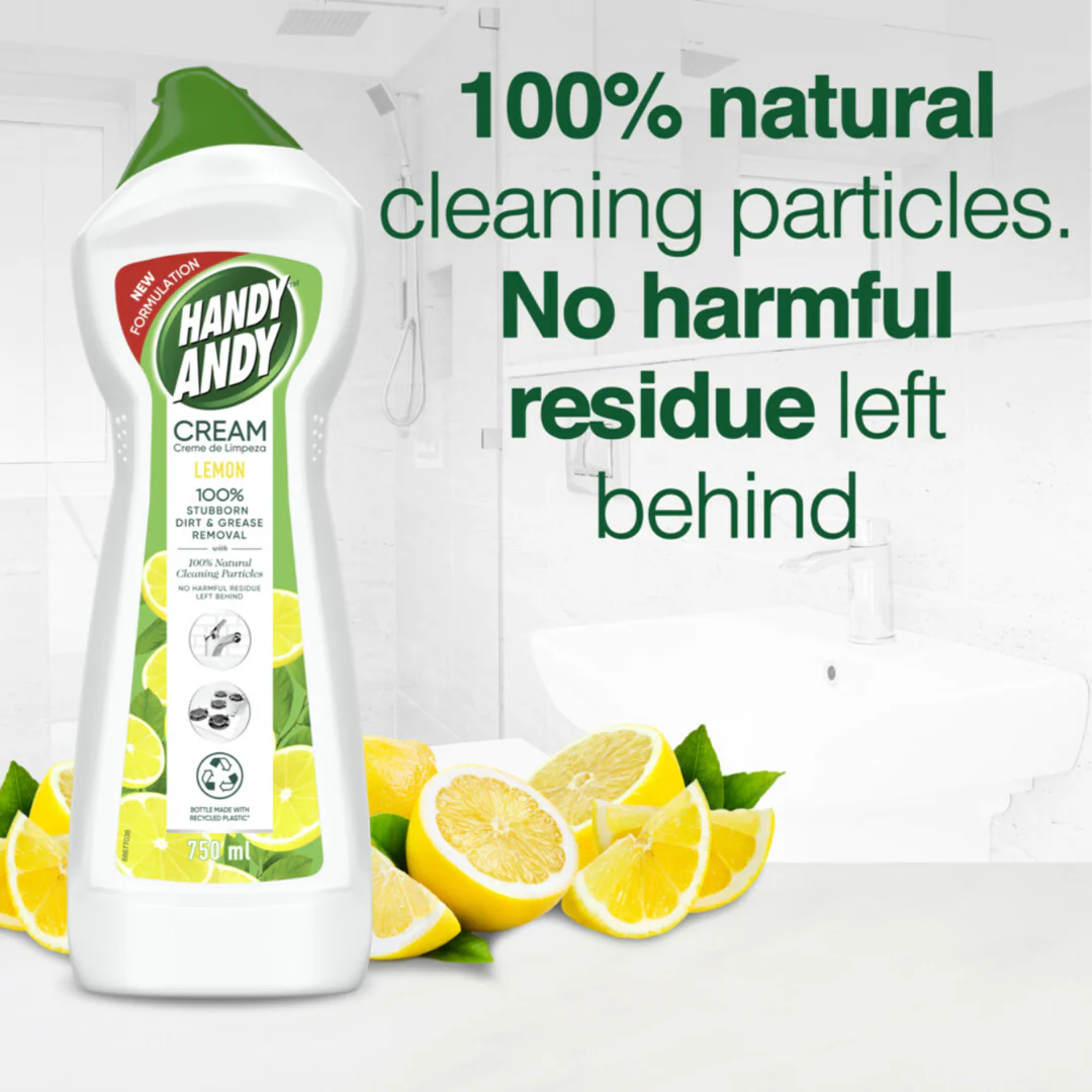 Handy Andy Cream Lemon Fresh 750ml - Image 3