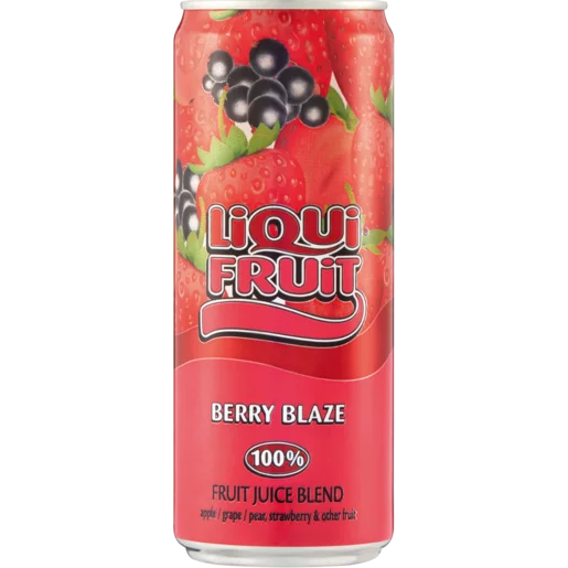Liqui-Fruit Berry Blaze Fruit Juice Can 300ml (BB: 22/01/2026)