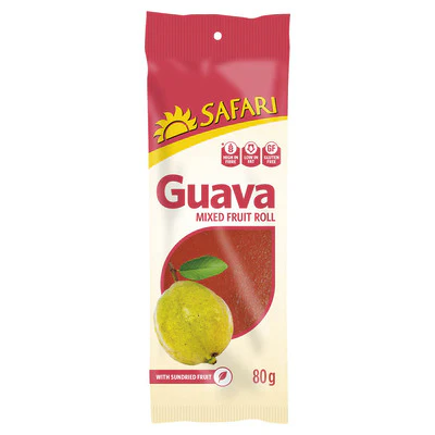Safari Fruit Rolls Guava 80g - Image 2