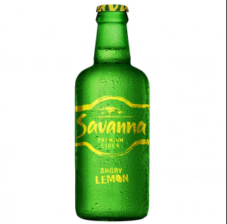 Savanna Dry Cider Angry Lemon 330ml - Image 3